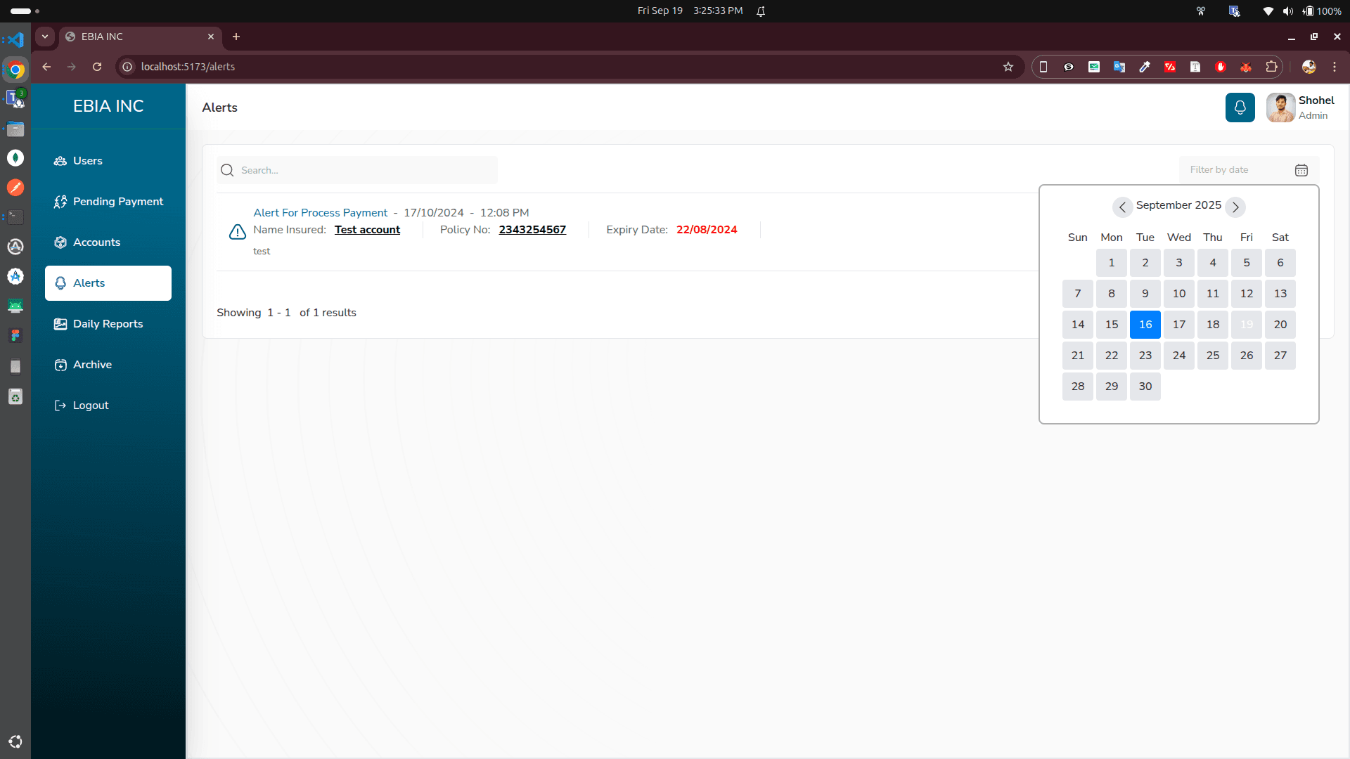 Insurance Agency Task CRM System 11