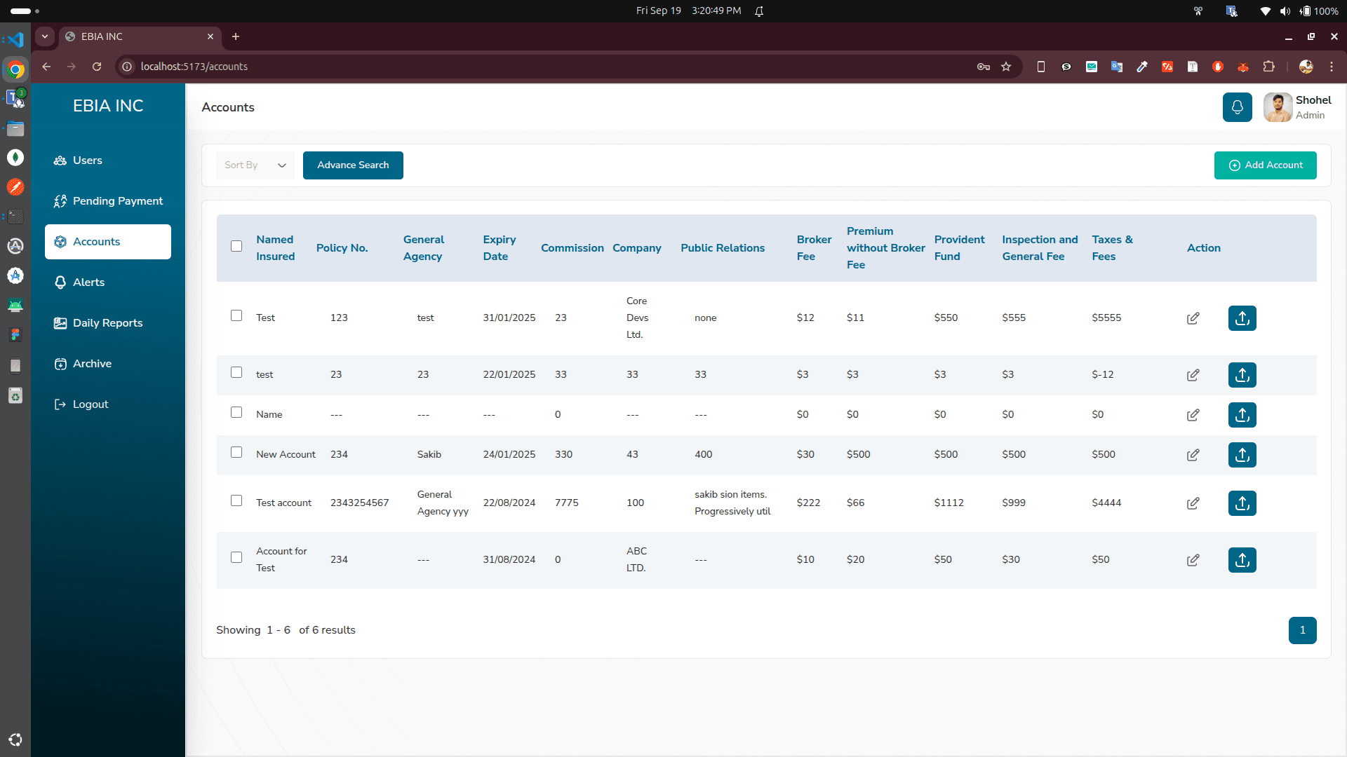 Insurance Agency Task CRM System 3