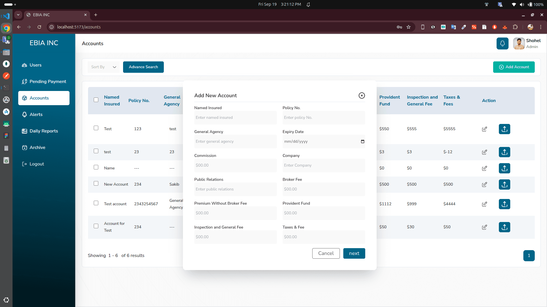 Insurance Agency Task CRM System 4